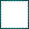 frame teal turquoise - PNG gratuit GIF animé