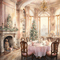 christmas room beige pink - zadarmo png animovaný GIF