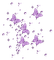 purple butterflies scrap deco . ♥ - zdarma png animovaný GIF