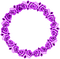 Roses.Circle.Frame.Purple - PNG gratuit GIF animé