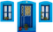 Tür mit Fenster - kostenlos png Animiertes GIF