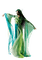 femme en vert.Cheyenne63 - Free PNG Animated GIF