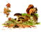 Autumn.Cluster.Scrap.Brown.Green.Red - kostenlos png Animiertes GIF