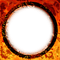 Fiery Circle Frame - ingyenes png animált GIF