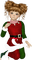 Christmas elf doll - GIF animé gratuit