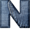 Jeans Blue Alphabet - Bogusia - бесплатно png анимированный гифка