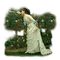 dama  i rosas dubravka4 - безплатен png анимиран GIF