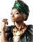 soave woman  africa  green brown - PNG gratuit GIF animé
