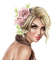 Woman with lilac. Leila - kostenlos png Animiertes GIF