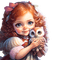 fillette chouette - GIF animate gratis