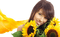 woman with flowers bp - gratis png animerad GIF