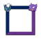 Small Blue/Purple Frame - png gratis GIF animasi