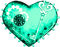 Steampunk.Heart.Teal - png gratuito GIF animata