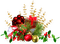 Christmas.Cluster.Gold.Green.Red - PNG gratuit GIF animé