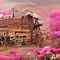 Wild West Background with Pink - zadarmo png animovaný GIF