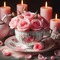 Pink Roses in Teacup - nemokama png animuotas GIF
