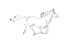 aze cheval s34 noir black blanc White - GIF animate gratis GIF animata