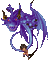 bleue dragon - Nemokamas animacinis gif animuotas GIF