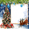christmas noel background fond cadre frame - бесплатно png анимированный гифка
