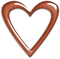 Heart.Frame.Glossy.Brown - png gratis GIF animasi