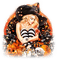 soave woman halloween witch fashion pumpkin - png gratis GIF animado