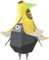 rock pikmin banana - zdarma png animovaný GIF