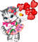 Y.A.M._Valentine little animals cat - png gratis GIF animado