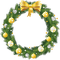 Kaz_Creations Christmas Deco Wreath - zadarmo png animovaný GIF