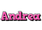 Kaz_Creations Names Andrea - zdarma png animovaný GIF