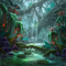 Y.A.M._Fantasy forest background - δωρεάν png κινούμενο GIF