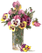kikkapink vintage deco flowers vase - nemokama png animuotas GIF