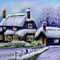 Purple Large Winter Cottage - безплатен png анимиран GIF