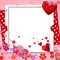 Valentine's.Cadre.Frame.Victoriabea - PNG gratuit GIF animé