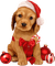 Kaz_Creations Christmas Dogs Dog Pup Deco - darmowe png animowany gif