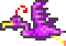 Stardew Valley Weird Purple Bird Flying - Gratis geanimeerde GIF geanimeerde GIF