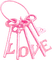 Keys.Love.Text.Heart.Lock.Pink - ücretsiz png animasyonlu GIF
