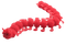 red caterpillar toy - besplatni png animirani GIF