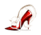 dolceluna spring cat vintage deco white shoes red - 免费PNG 动画 GIF