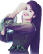 soave woman bollywood priyanka  blue purple green - gratis png geanimeerde GIF