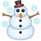 Snowman emoji - kostenlos png Animiertes GIF