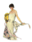 Art Deco Woman - PNG gratuit GIF animé