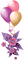 Ballon Violet Multi:) - kostenlos png Animiertes GIF