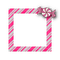 Small Pink/White Frame - PNG gratuit GIF animé
