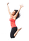 woman jumping - darmowe png animowany gif