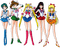 Sailor Moon Group - darmowe png animowany gif