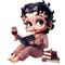 Betty Boop - Rubicat - безплатен png анимиран GIF