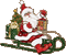 Christmas  Santa Claus Red White Green Gif Bogusia - Δωρεάν κινούμενο GIF κινούμενο GIF