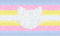 Genderfluff flag glitter - GIF animé gratuit