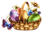 Kaz_Creations Deco Easter Egg Eggs Basket  Colours - Free PNG Animated GIF