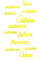 Autumn.Text.Yellow - png gratuito GIF animata